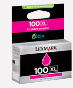 Tinteiro XL Lexmark Magenta