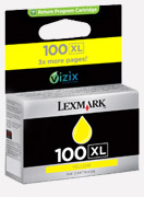 Tinteiro XL Lexmark Amarelo