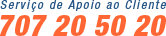 Serviço de apoio ao cliente: 707 20 50 20